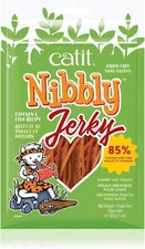 Catit Nibbly Jerky--Chicken and Fish Recipe--1 oz. Bag