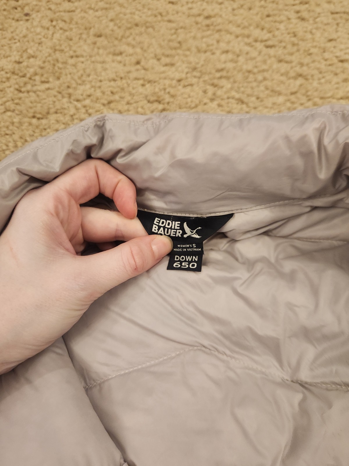 Eddie Bauer Down Packable Jacket Storm Repel Zip … - image 6