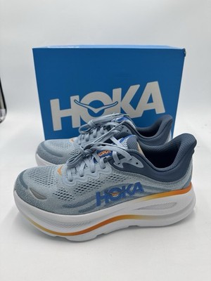 HOKA Men's Bondi 9 Running Shoes DNP Blue Drizzle Size 12.5 D NEW HOKA Men's Bondi 9 Running Shoes DNP Blue Drizzle Size 12.5 D NEW