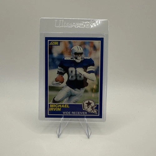 1989 Score Michael Irvin #18 RC Dallas Cowboys HOF