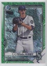 2021 Bowman Chrome Prospects Green Shimmer Refractor /99 George Kirby uk2