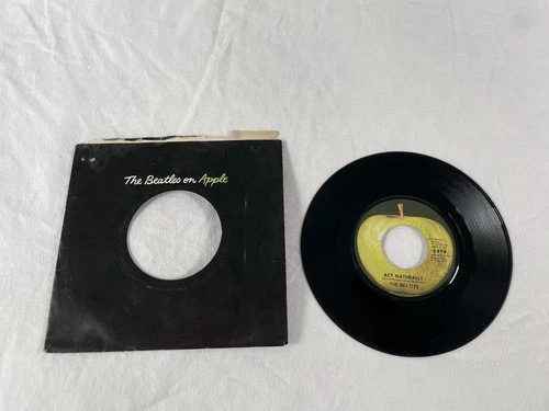 Beatles Apple single SP Vinyl Record Yesterday/Act Naturally