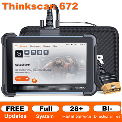 Thinkcar ThinkScan 672 Full System Diagnostic OBD2 Scanner Active Test Scan Tool