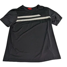 Redvanly Shirt Men's XL Black White Performance Tee Golf Activewear Polyester