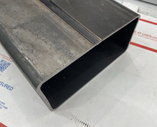 4" x 8" X 3/16" WALL STEEL RECTANGLE TUBE x 12" LENGTH 0.188" WALL TUBING