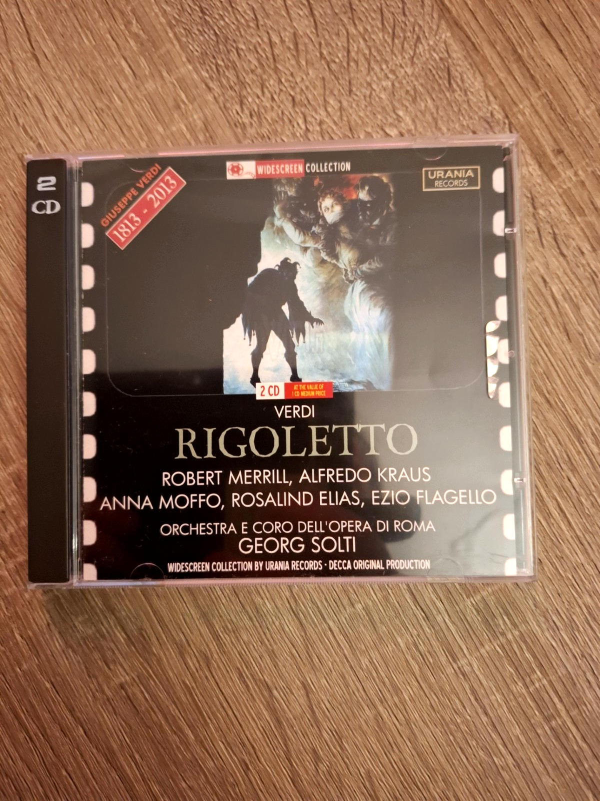 Giuseppe Verdi: Rigoletto: Georg Solti 2CD Set - Urania Records/WS 121.241