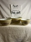 *3* PYREX  Forest Fancies MUSHROOM Nesting MIXING BOWLS set 401-403
