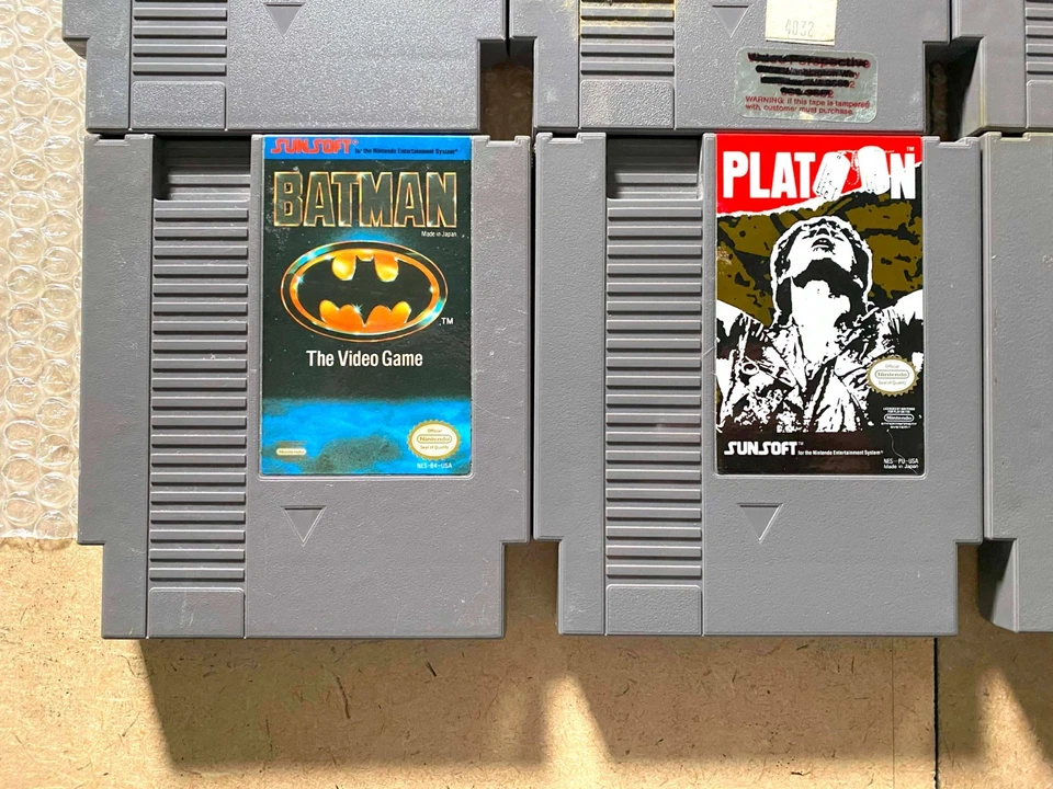 LOT OF 12 Sunsoft NES Games (Super Spy Batman Lemmings Gremlins 2) - CARTS ONLY - Image 4 of 4