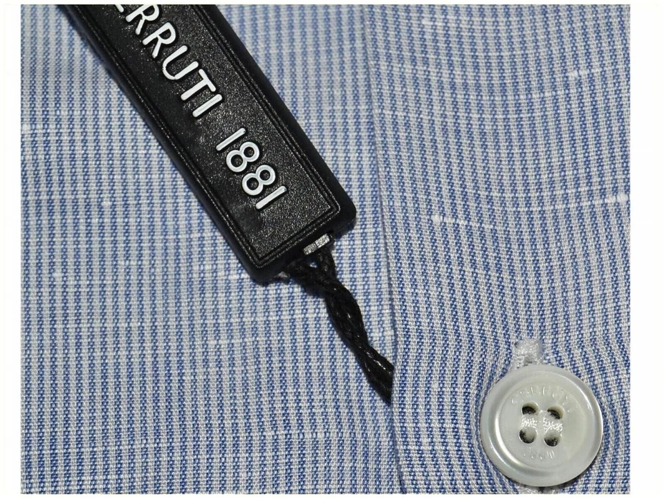 CERRUTI 1881 Men's Linen Shirt Size 40 EU CE15 T1P - Image 2 of 4