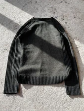 VTG Cropped Streetwear Diesel Type 2 Zip Kapital Style Washed Sweater Hoodie 90s