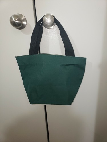 Nuevo Bolso Cartera de Mano Tela Lona Verde Zara Bolso Cartera | eBay