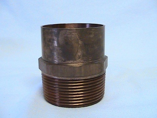 1 MUELLER COPPER MALE ADAPTER STREAMLINE #W01196 C X MALE NPT