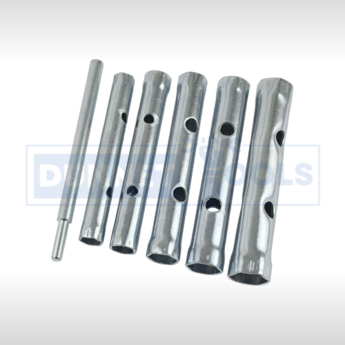 Tubular Box Wrench Set 6PC 10-19mm Tube Bar Spark Plug Spanner Metric Tool Set - Picture 16 of 24