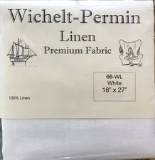 Cross Stitch 18 ct White Linen Wichelt Imports Shepherd's Bush stockings