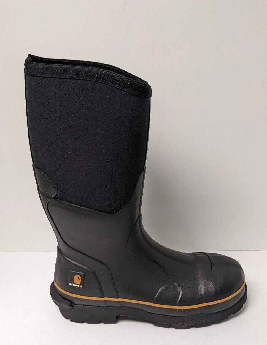 Carhartt pull on deals steel toe boots
