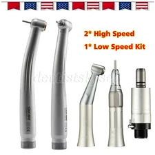 Dental Low Speed Handpiece Nosecone Contra Angle 2H Motor / High Speed Turbine