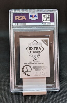 2022 Panini FIFA World Cup Extra Stickers Gavi PSA 10 Rookie RC | eBay