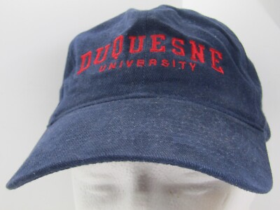 Yikes, 100% Cotton Embroidered ''Duquesne University'' Adjustable Ball Cap.