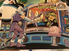 Minty🐢Sealed Box🐢TMNT TECHNODROME puzzle Random House ⚡️vintage ‘87⚡️100 Piece