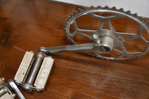 Vintage Peugeot 3 Speed Crank And Peddles - Picture 3 of 4