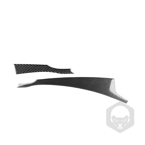 2Pcs Real Carbon Fiber Dashboard Console Panel Trim For HYUNDAI Veloster 2012-17 - Picture 2 of 20