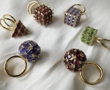 Ring aus Kristallen Qualität Premium Stilvoll Modeschmuck