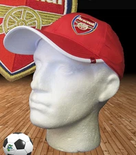 NEW Vintage Nike ARSENAL Football LEGACY 91 DriFit BASEBALL CAP Red Adjustable