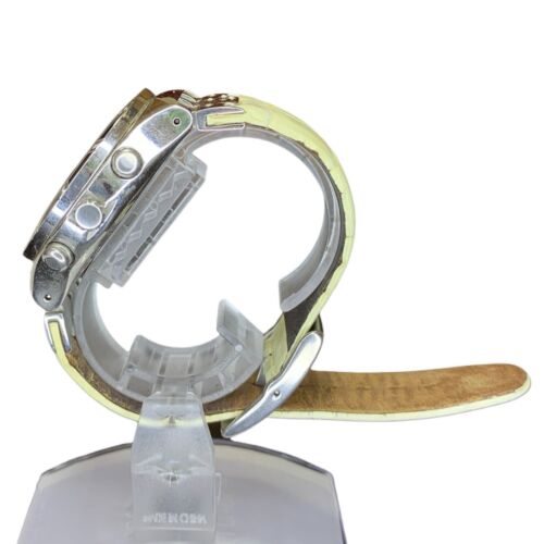 【RARE】SWATCH IRONY SILVER WHITE Chronograph Men Watch Swiss - Picture 3 of 10