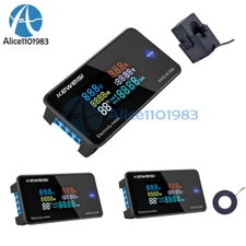 6 in 1 LCD Display AC50-300V Digital Energy Current Voltmeter Temp  Meter Tester