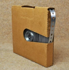 Canplas  3/4" x 100 FT Perforated Metal Hanger Straps Galvanized Duct Strap