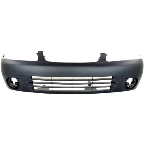 Front Bumper Cover Fascia & Fog Light Assembly Kit For 2000-2004 Nissan Sentra Foto 2 de 4