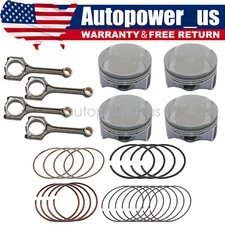 Connecting Rod & Piston & Ring Set For 11-16 Kia Forte 12-16 Hyundai Elantra 1.8