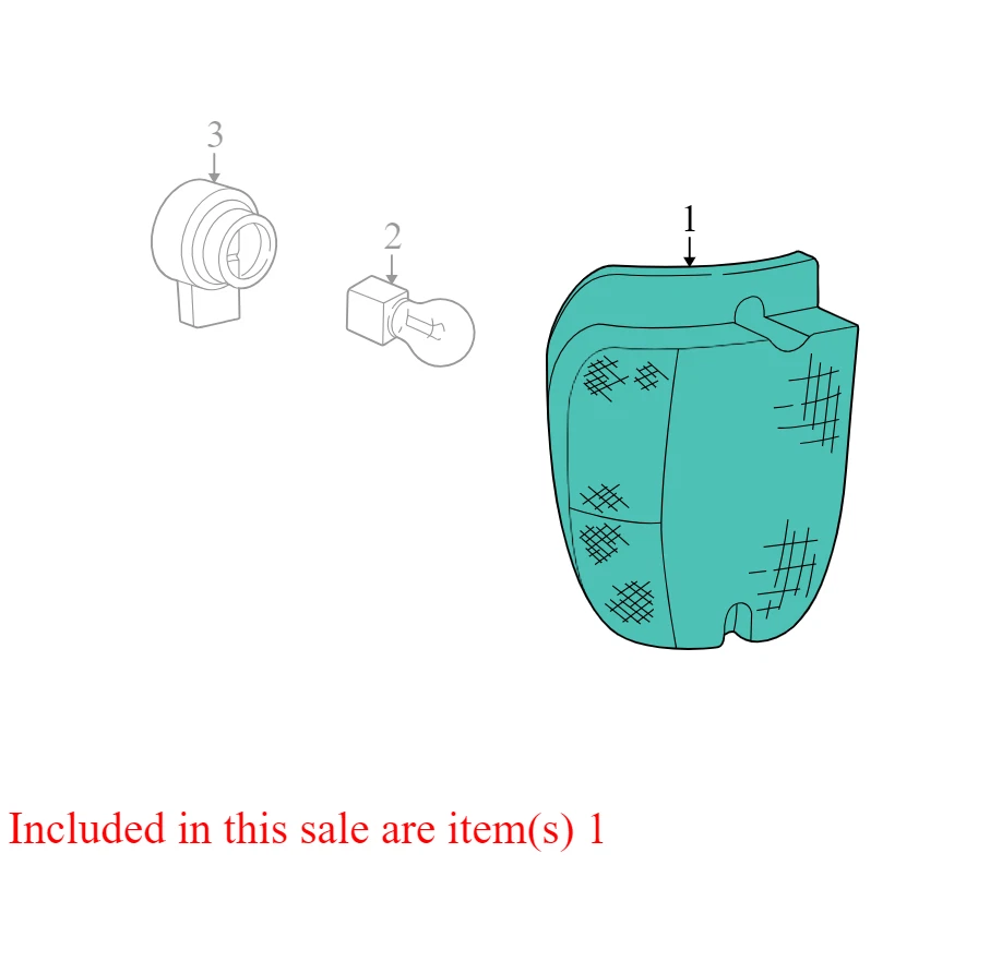 Lámpara de señal de giro derecha para pasajero Ford E-250 1997-2008 usada OEM YC2X13215A Foto 4 de 4