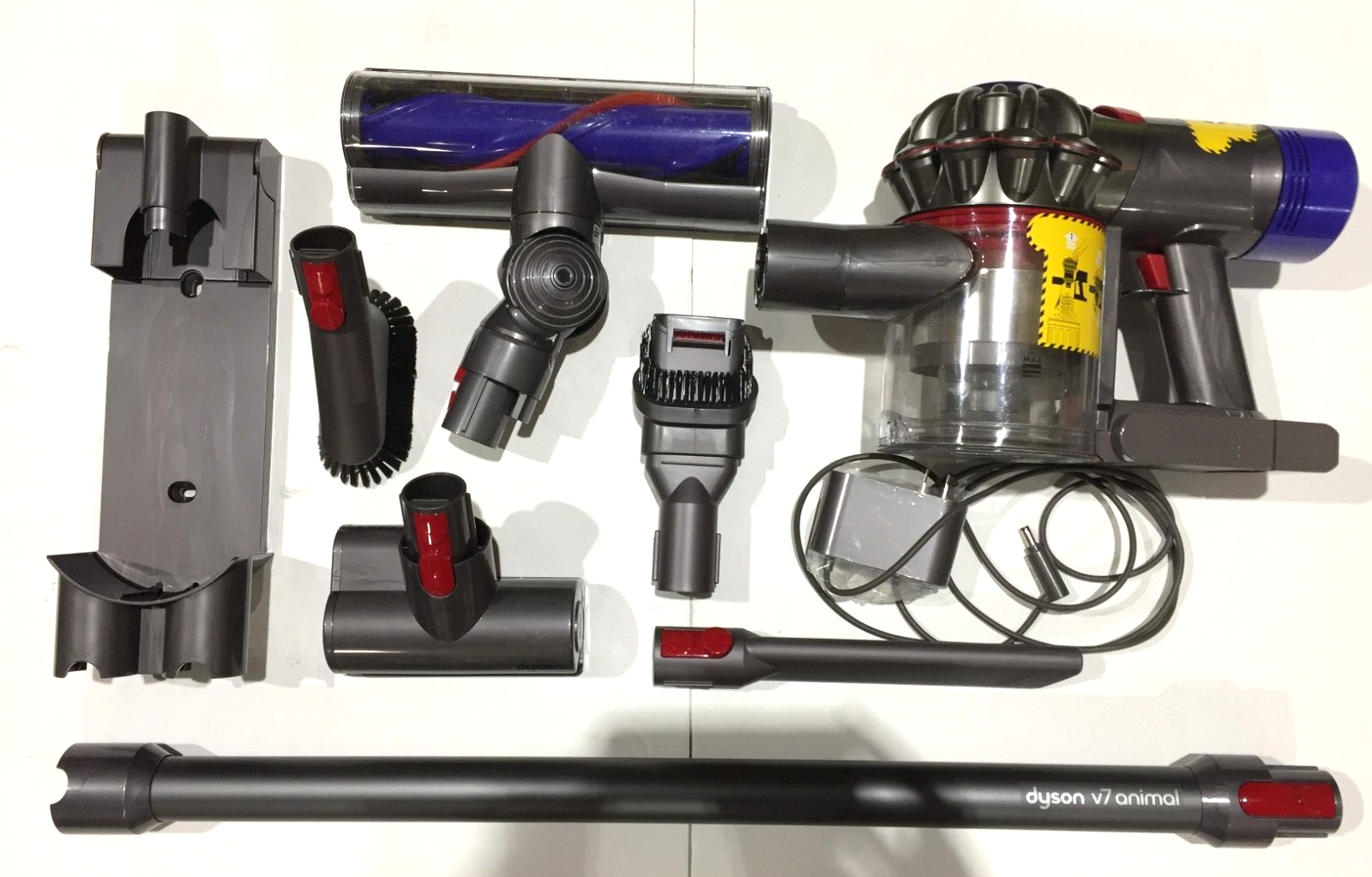 Dyson V7 Animal Cordless Stick Vacuum Cleaner, Iron *Refurbished* Small