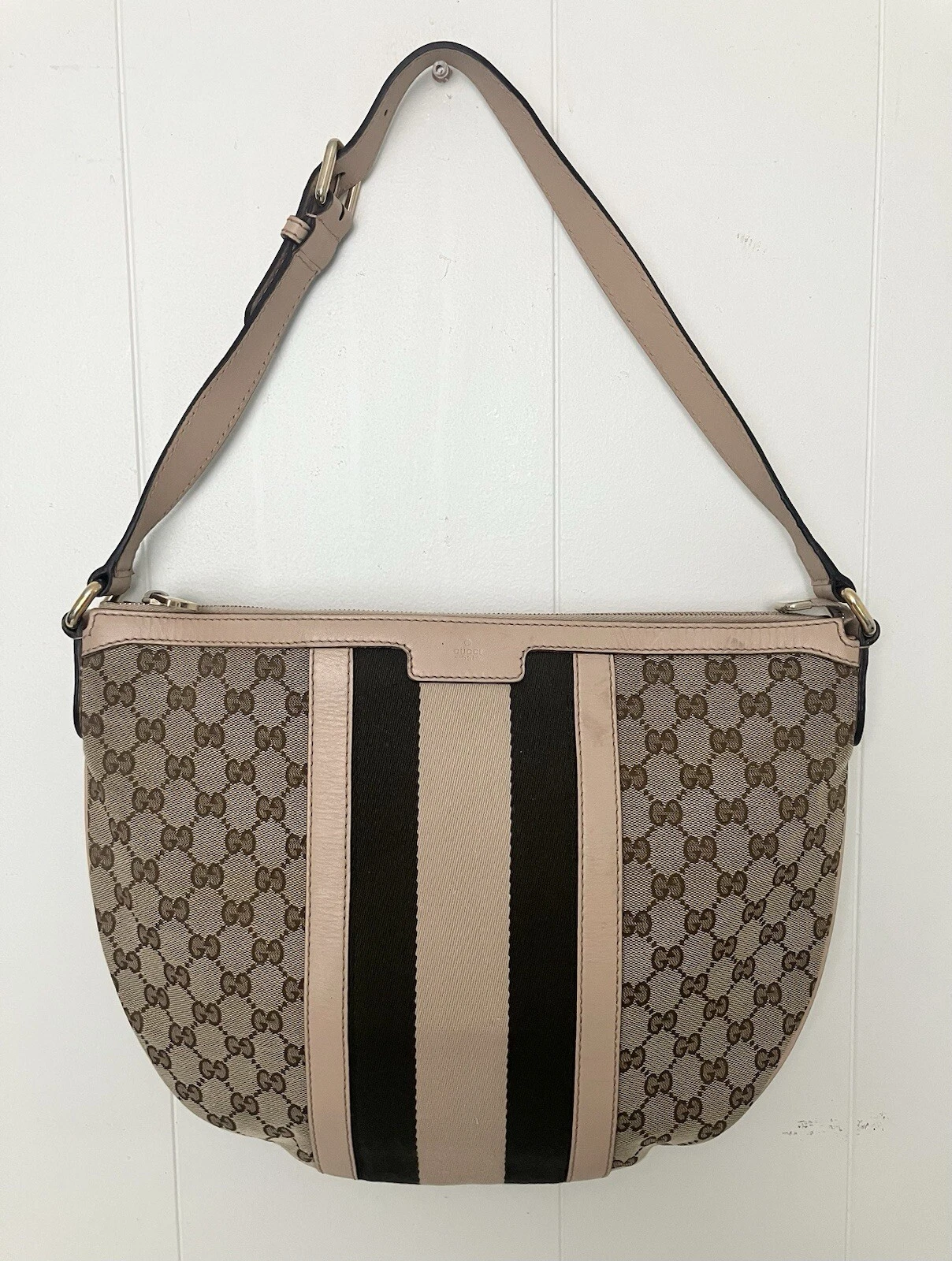 Authentique sac hobo Gucci demi lune 