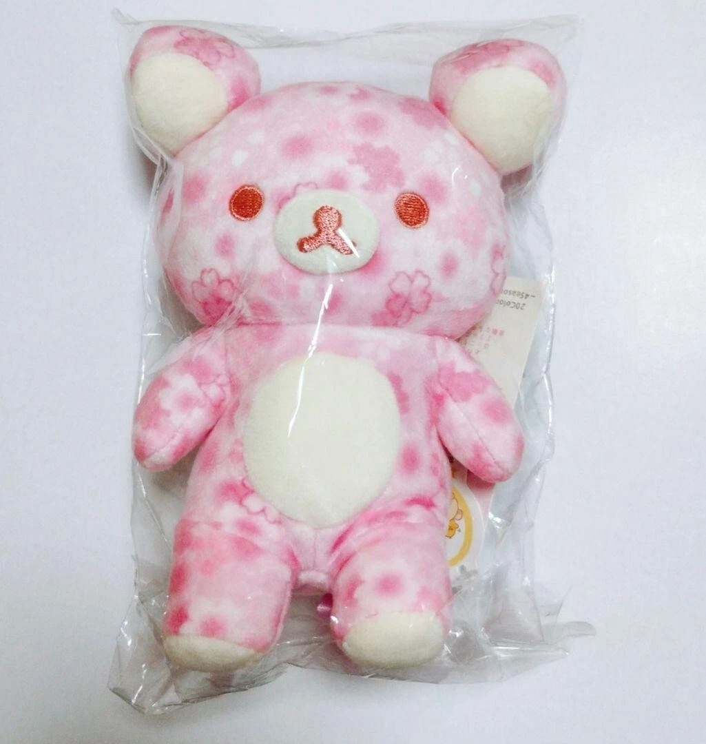 Rilakkuma Plush Toy 20Colors Spring SAKURA Pink 20th Anniv limited