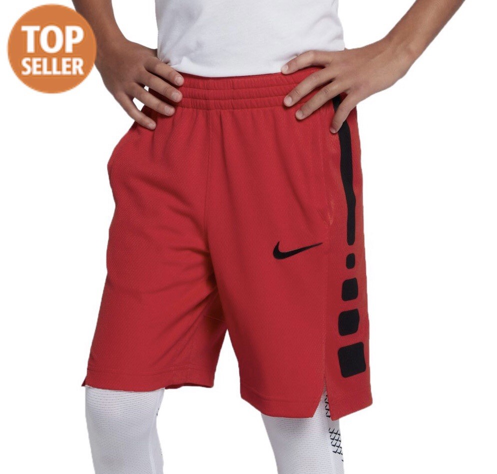 boys red nike shorts