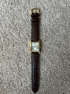 Carraway Three-Hand Brown Leather Watch