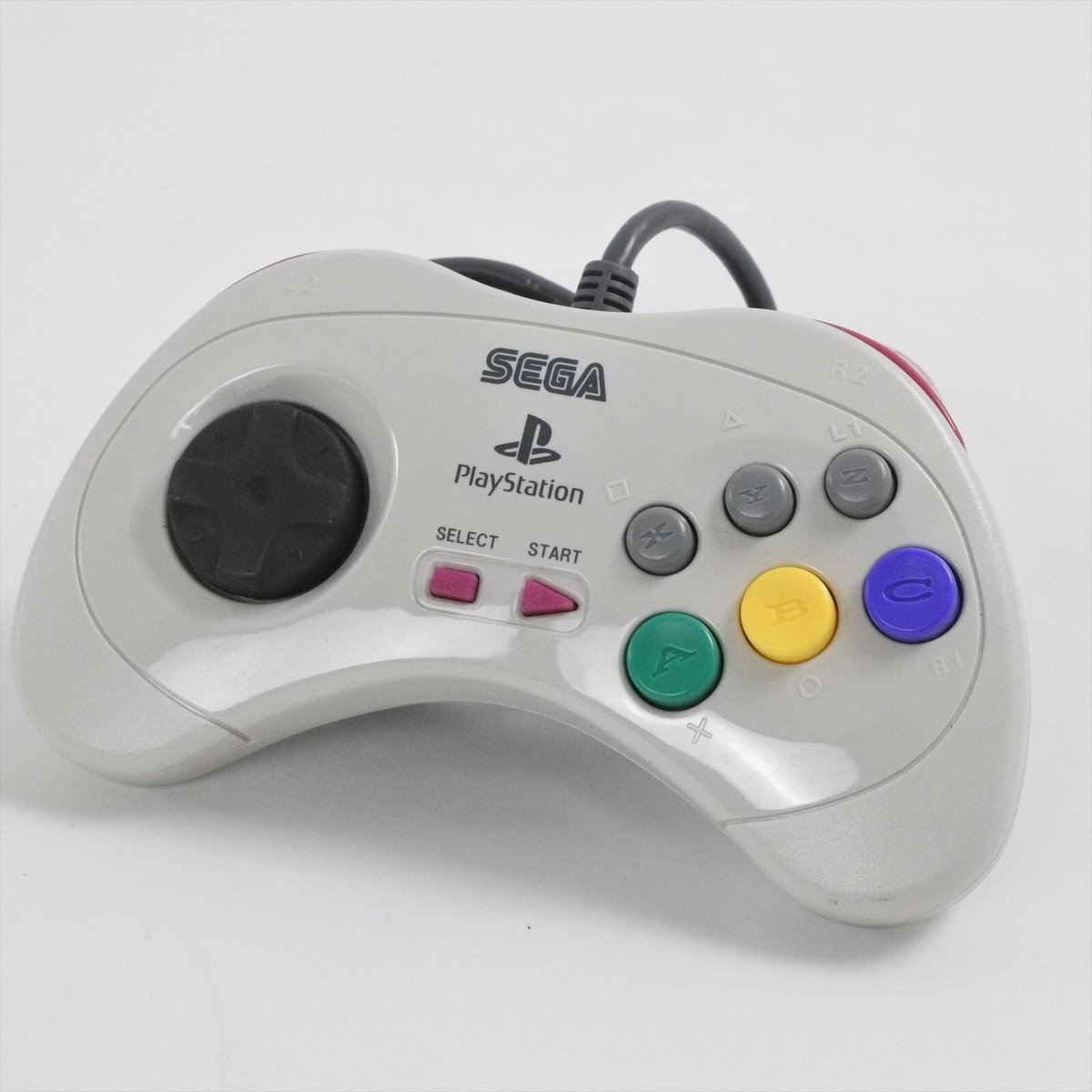 PS2 SEGA Classic Control Pad Controller White for