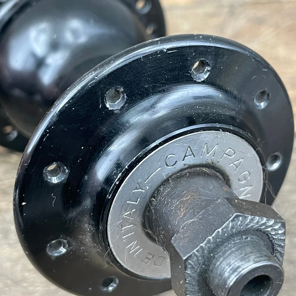 Buje trasero Campagnolo vintage 27h 130 mm 27 orificios Calima 9 velocidades 9s Campy buje libre Foto 2 de 4