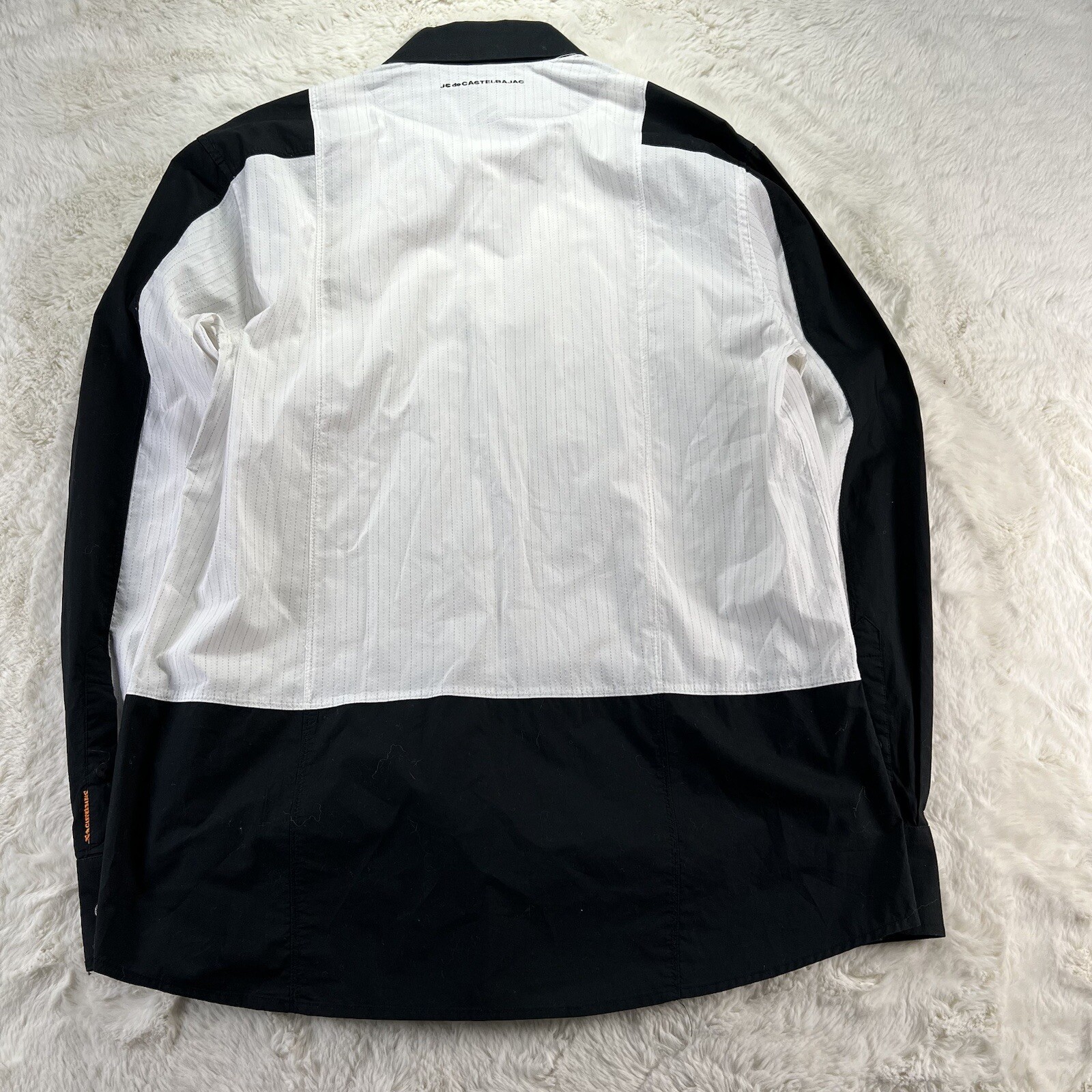 JC De Castelbajac Mens XL LS Shirt Un Passe Spiritueux un Future Spirituel image 3