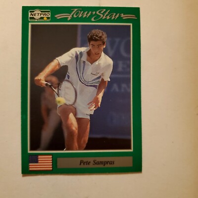 1991 NetPro Tour Stars - #7 Pete Sampras (RC) Tennis