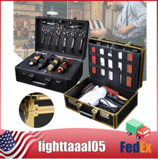 Portable Barber Carrying Case Styling Tools Accessories Travel Storage Case Box