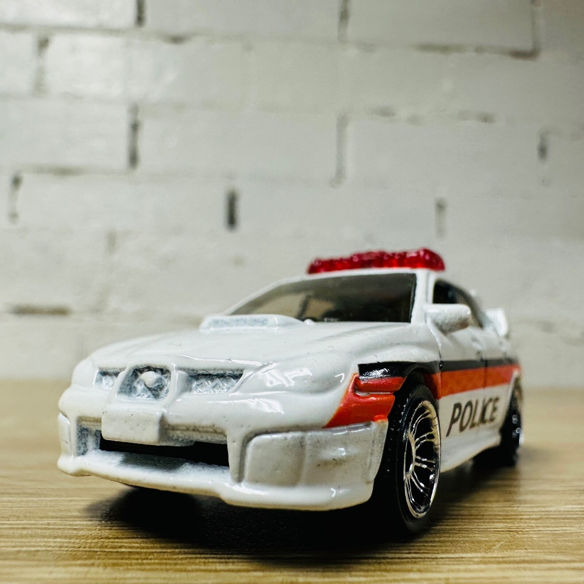 Subaru Impreza WRX Police Blanco Rojo MB751 2008 City Action 1/12 A1T