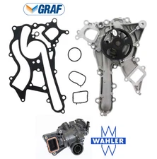 Water Pump & Thermostat OES for Mercedes C CLS E GL GLC GLE GLS S SL SLC 3.0L