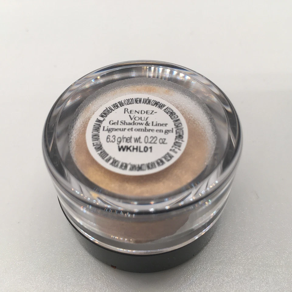 雅芳 Rendez-Vous Gilded D’OR 0.22 盎司凝胶阴影和衬里 -停产 HTF — 第 2/4 张图片