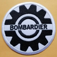 Embroidered Bombardier snowmobiles Ski-Doo Patch approx 3"