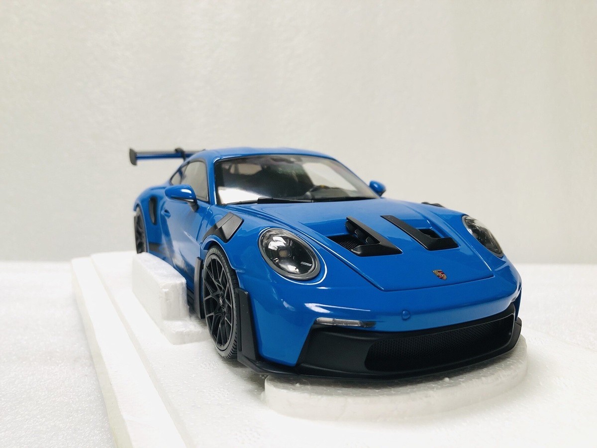 1/18 Minichamps Porsche 911 992 Gt3 RS 2022 Blue Diecast
