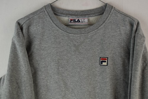 FILA Grey Sweatshirt size M Mens Pullover Casual Outdoors Outerwear Sports Retro - Picture 2 of 8