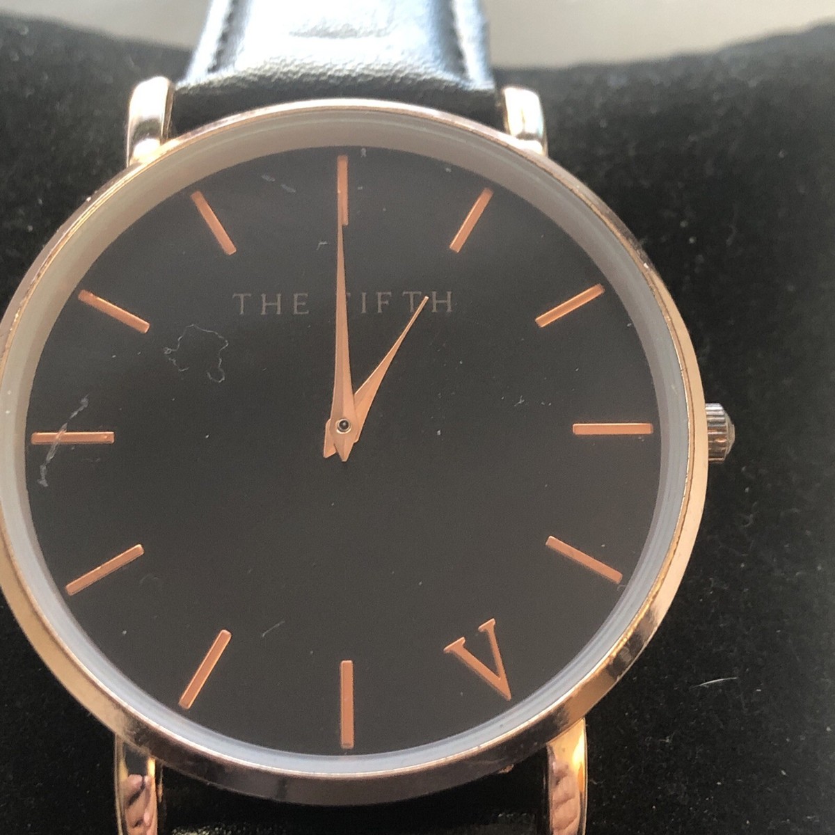 The Fifth gold and black wrist watch The Fifth Men main image 4